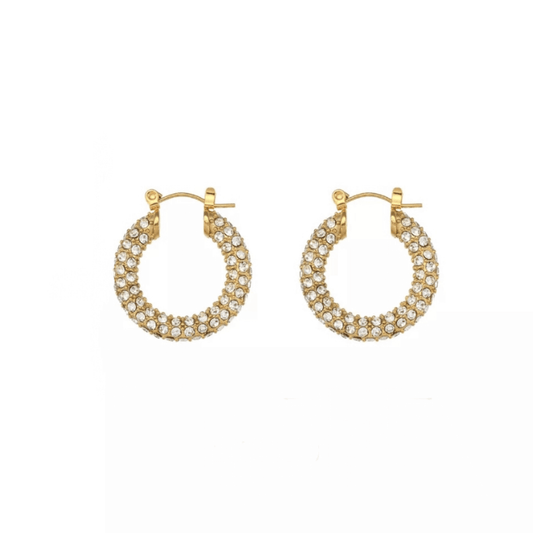 The Afeni Pavé Hoops