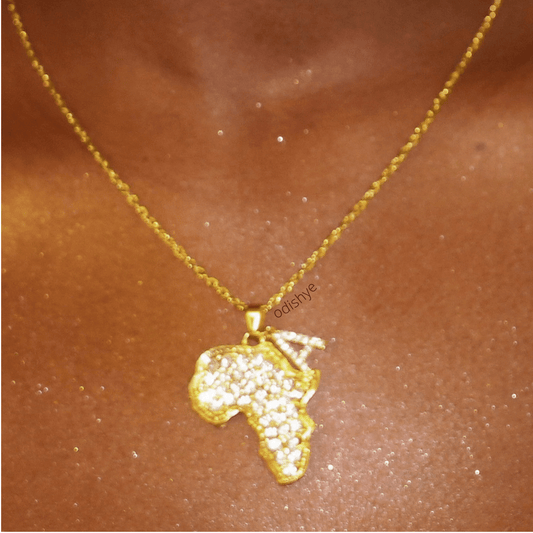 Wear your pride around your neck with our custom made Africa Diamanté necklace. Versatile and modern, Our African Diamanté necklace shines beautifully in the dark. It will complement both daytime and evening outfits.